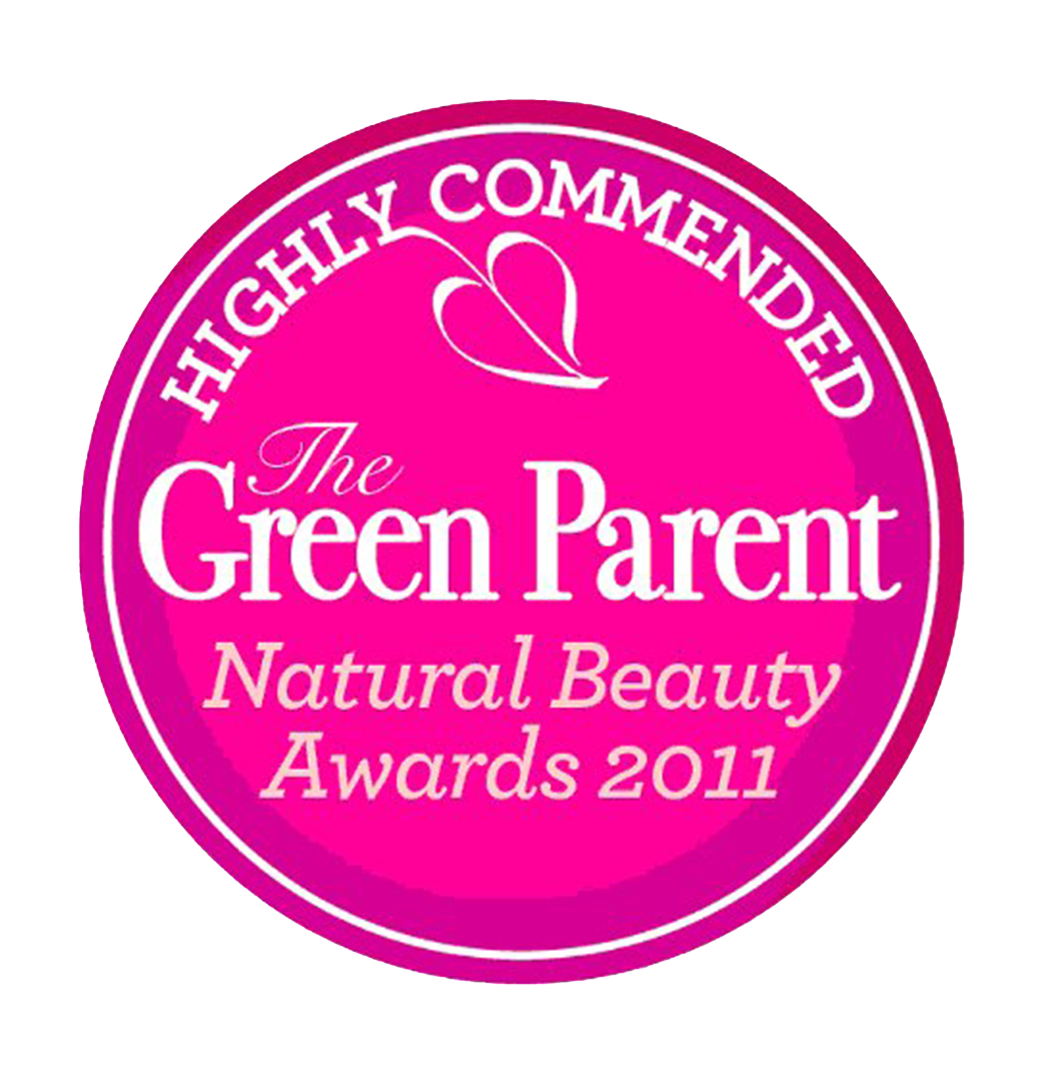 Highly Commended The Green Parent Natural Beauty Awards 2011